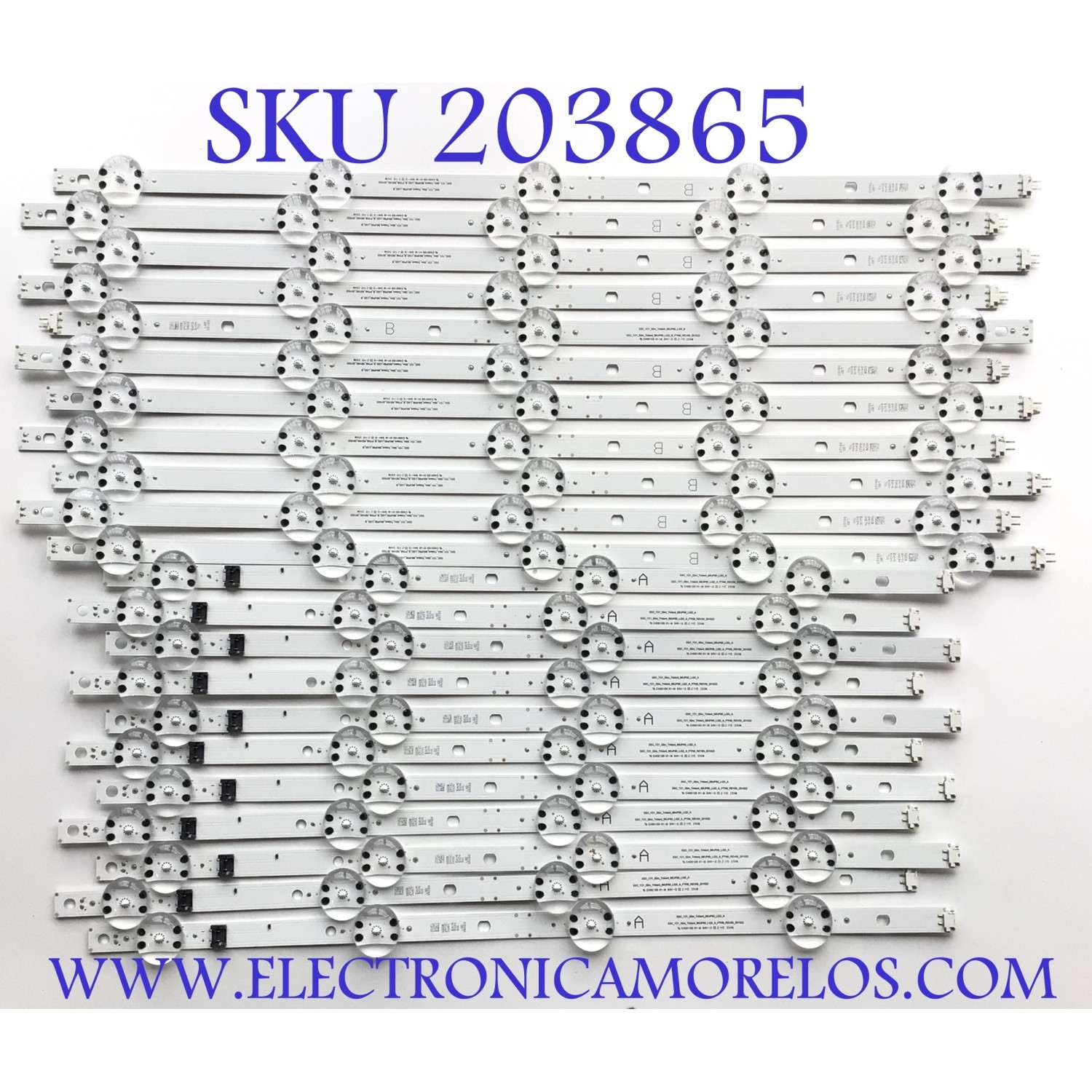 KIT DE LEDS ORIGINAL PARA TV LG 22 PIEZAS / NUMERO DE PARTE EAV65034601 / EAV65034701 / SSC_Y21_SLIM_TRIDENT_86UP80_LGD_A / SSC_Y21_SLIM_TRIDENT_86UP80_LGD_B / 86UP80_LGD_A_PTN8_REV01 / 86UP80_LGD_B_PTN8_REV01 / PANEL NC860TQF- AAKH3 / MODELO 86UQ8000AUB